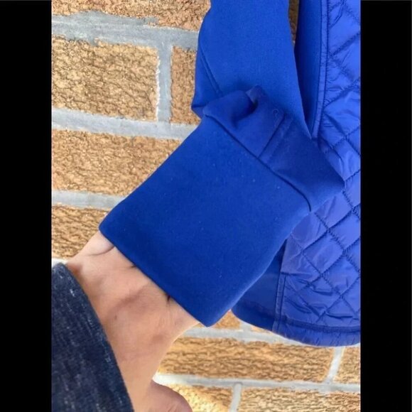 Athleta Women’s Jacket Coat Blue  Quilted Fitted XS - Picture 2 of 9